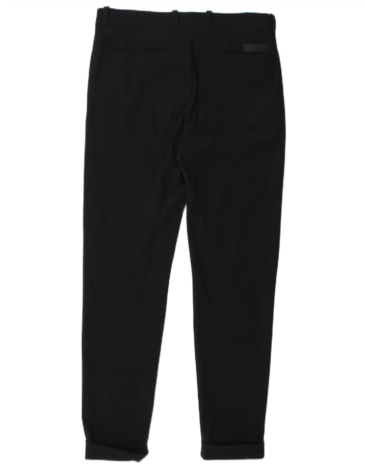 RRD Womens Slim Chino Trousers IT 46 Large W32 L30 Black Polyamide