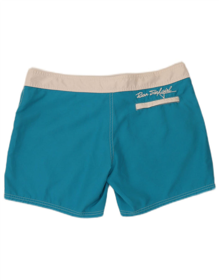 Bear Herren-Badeshorts XL, Blau, Farbblock
