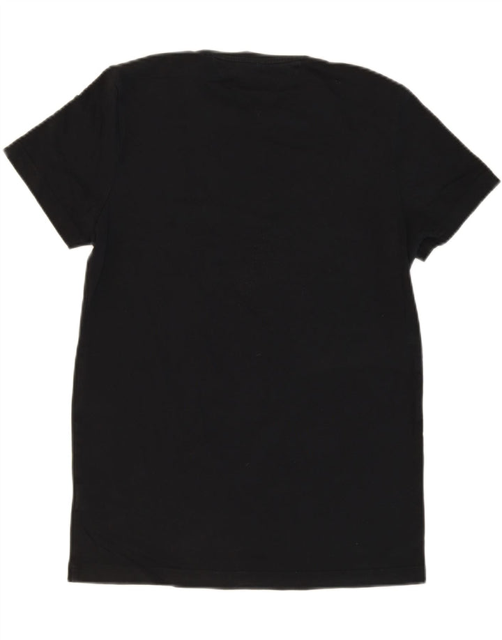 TOMMY HILFIGER Mens T-Shirt Top Small Black Vintage Tommy Hilfiger and Second-Hand Tommy Hilfiger from Messina Hembry 