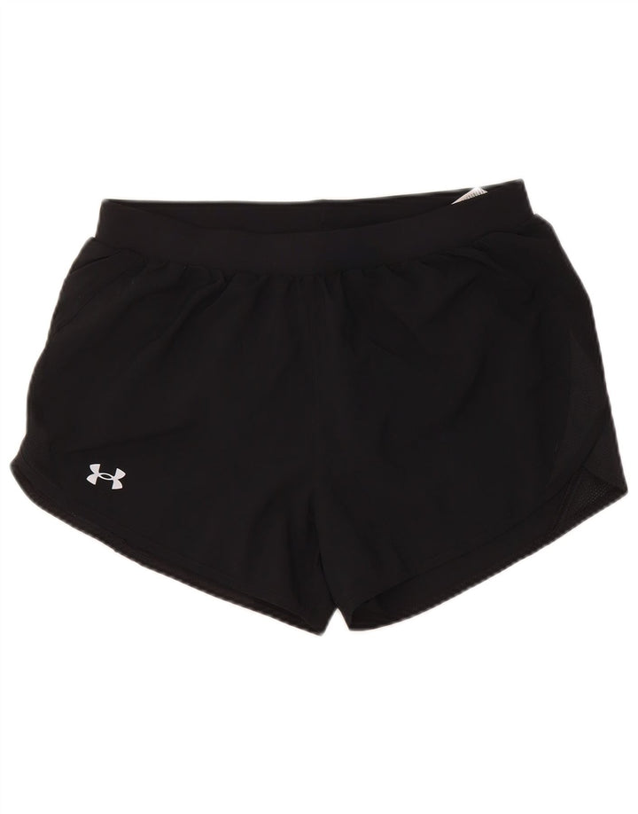 Under Armour Damen Heat Gear Sportshorts UK 14 Medium Schwarz Polyester