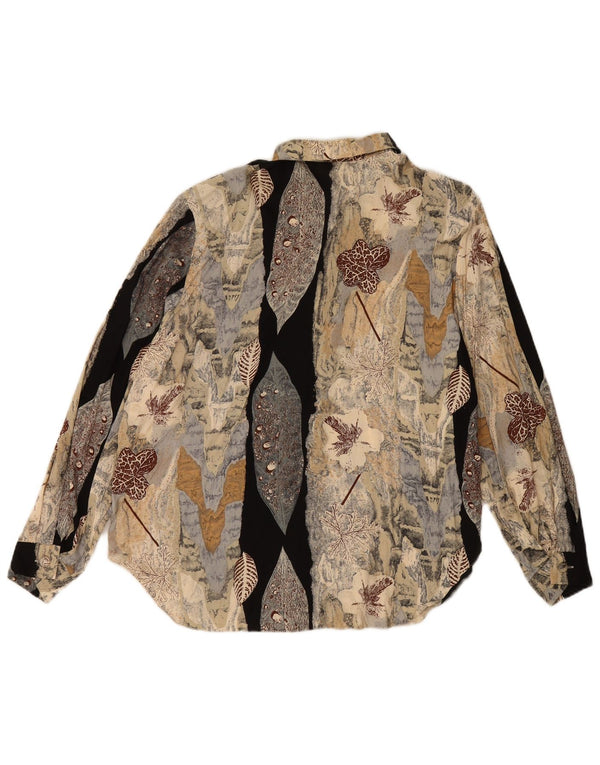 Vintage Womens Shirt Blouse UK 18 XL Multicoloured Floral