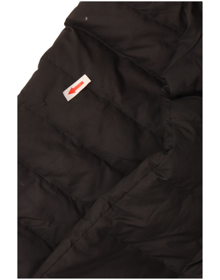 Nike Damen-Kapuzenjacke, gepolstert, UK 12, Mittelgrau
