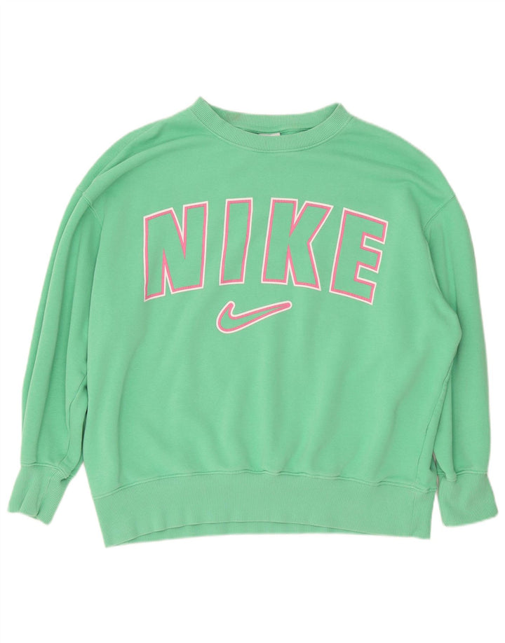Nike Womens Graphic Maxi-Trainingsanzug, UK 14, mittelgrüne Baumwolle