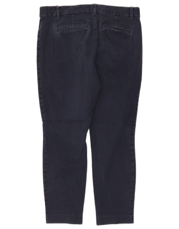 Gap Skinny-Cropped-Hose für Damen, UK 10, Größe S, W32, L25, Marineblau, Baumwolle