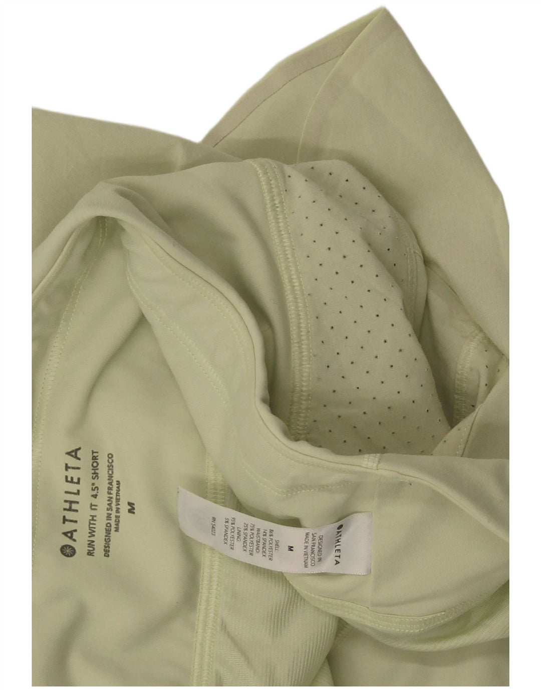 Athleta Damen Sportshorts UK 14 Mittelgrünes Polyester