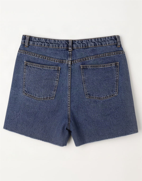 Zara Damen Trafaluc Denim Shorts EU 40 Medium W30 Blau