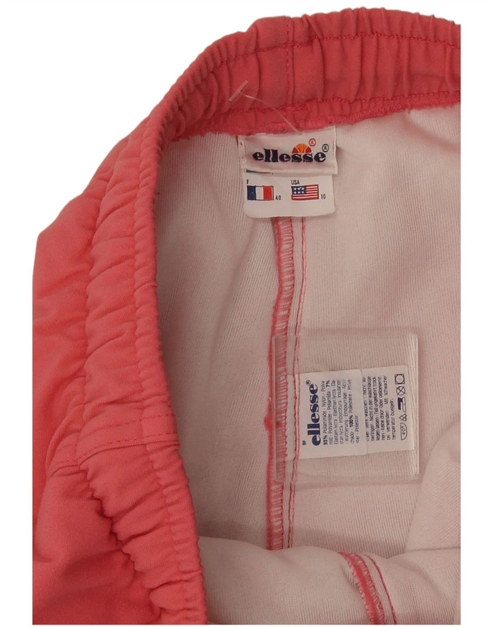 Ellesse Damen Steigbügel-Trainingshose EU 40 Mittelrotes Polyamid