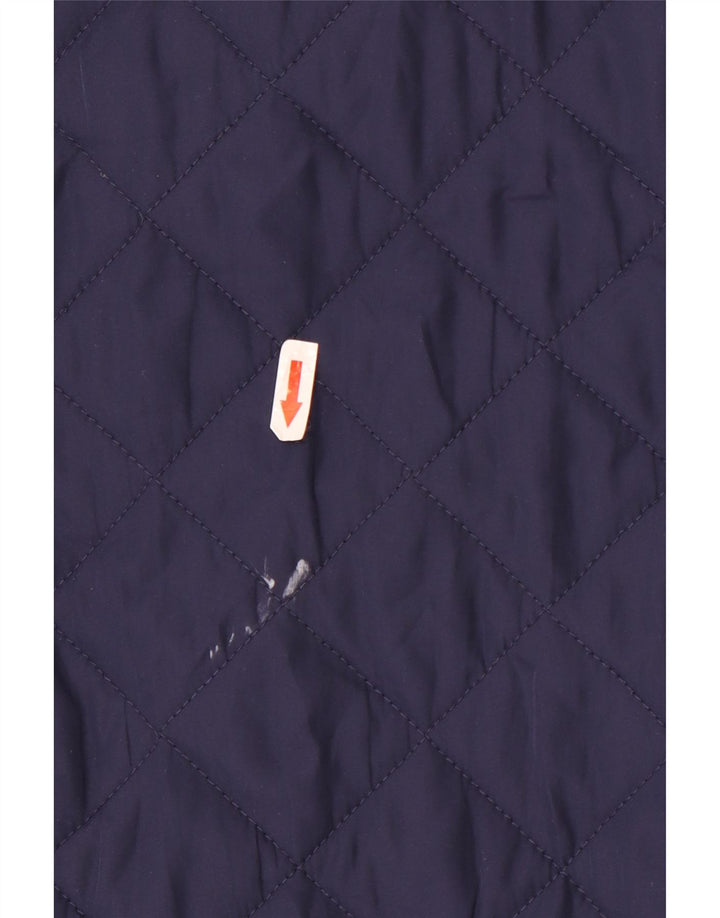 Monsoon Damen Steppmantel UK 10 Small Blau Polyester