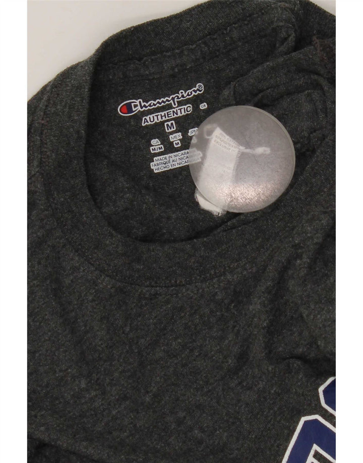Champion Herren George Fox University Grafik-T-Shirt-Oberteil aus mittelgrauer Baumwolle