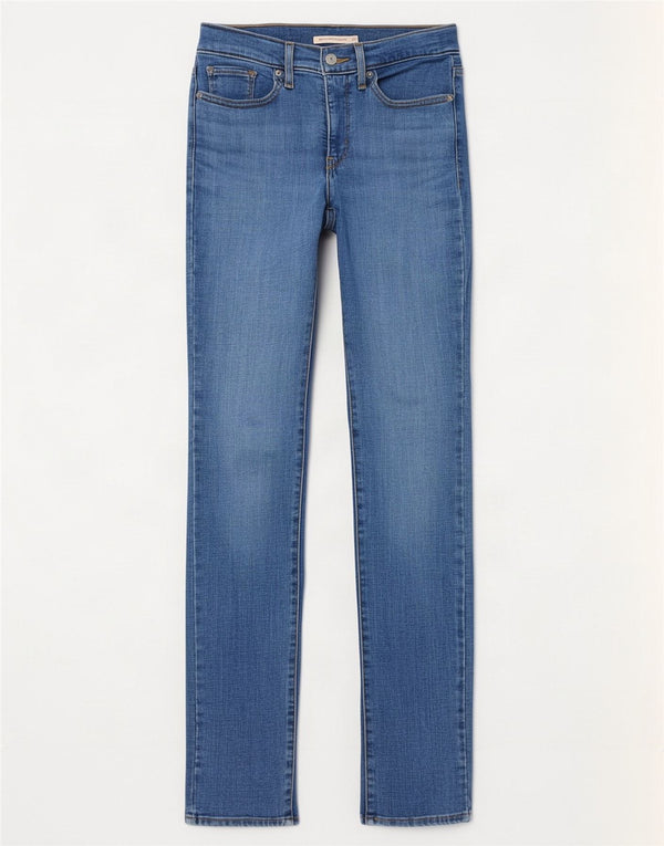 Levi's Damen Slim Jeans W28 L34 Blaue Baumwolle