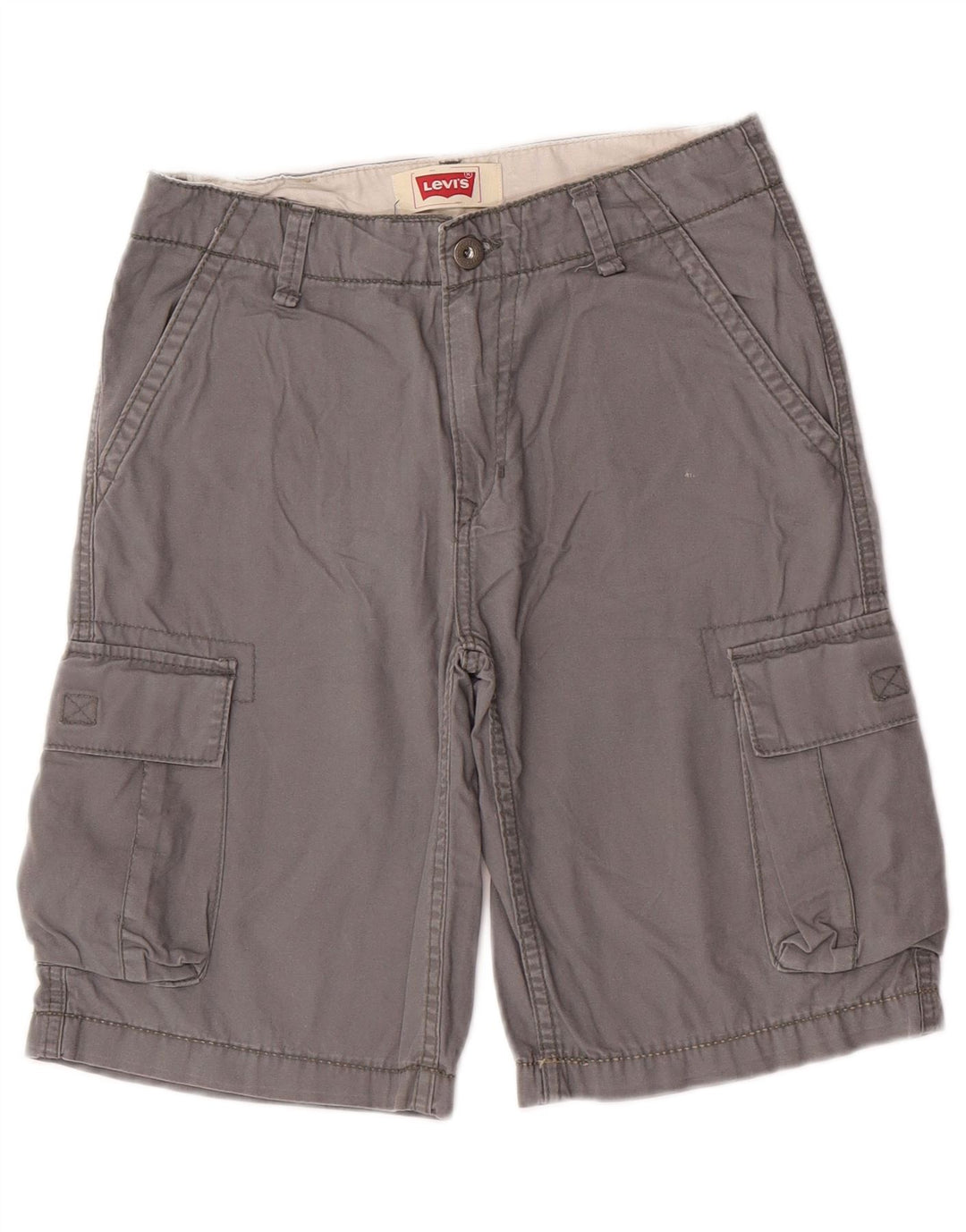 Levi's Cargo-Shorts für Jungen, 13–14 Jahre, W27, graue Baumwolle