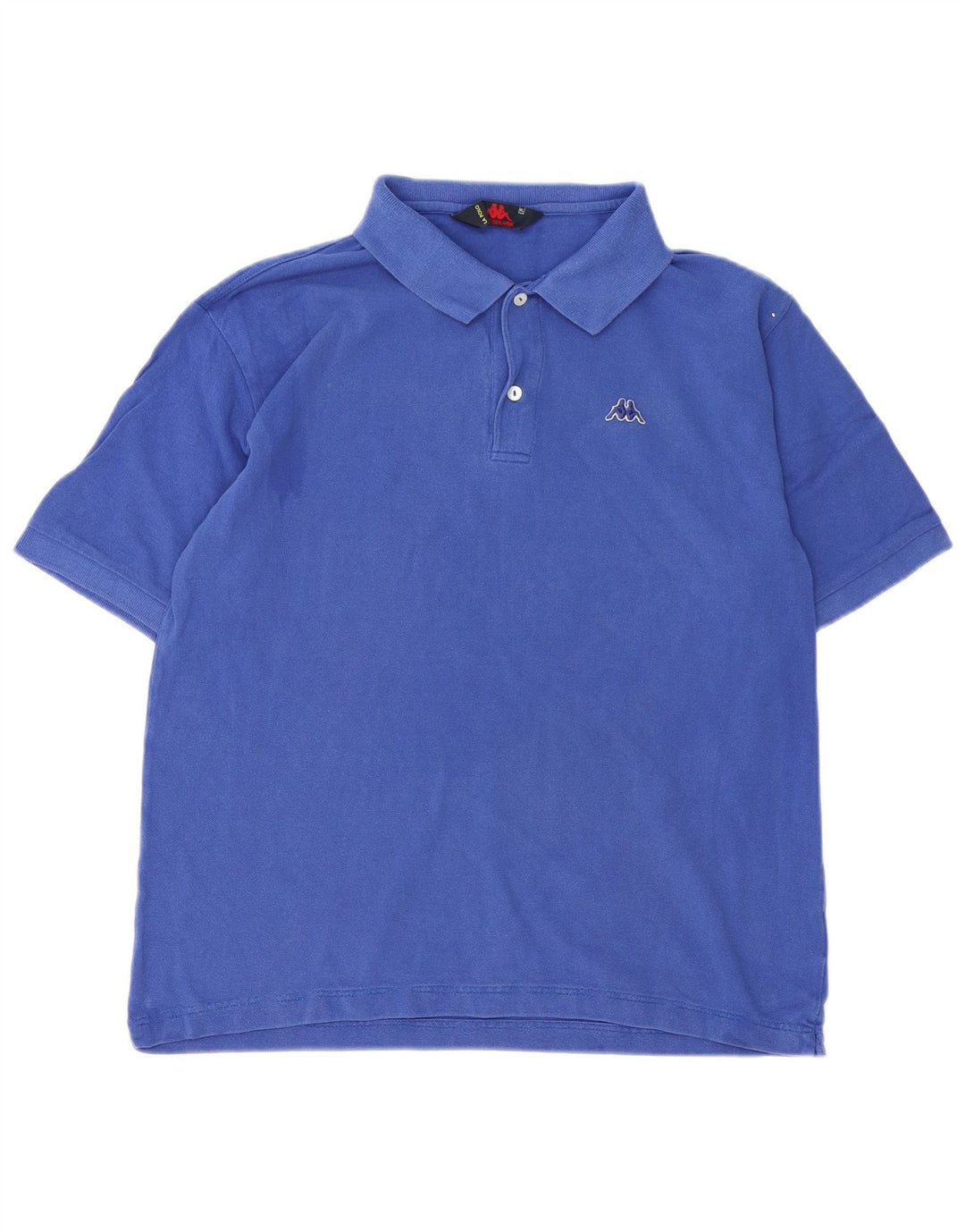 Kappa Herren Poloshirt XL Blau Baumwolle