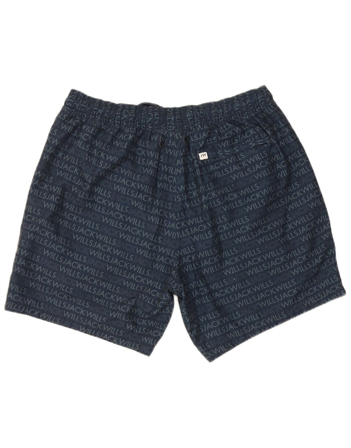 Jack Wills Herren-Badeshorts, Größe L, Marineblau