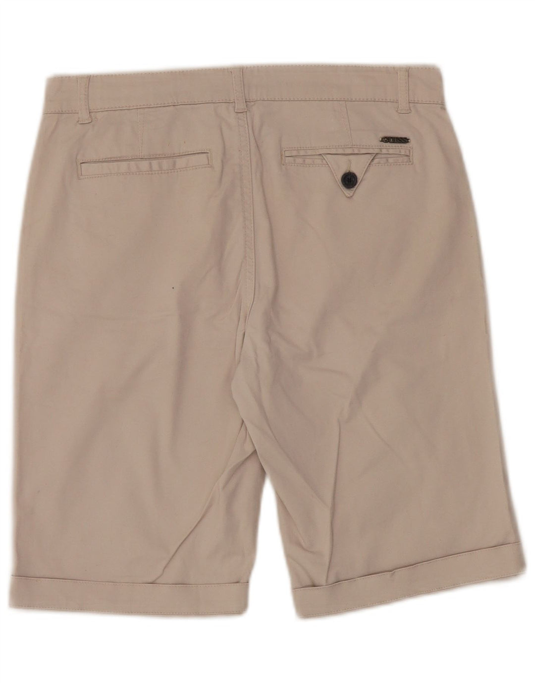 Guess Chino-Shorts für Jungen, 15–16 Jahre, XL, W30, beige Baumwolle