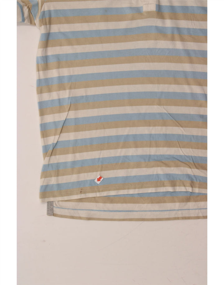 PUMA Mens Polo Shirt Medium Multicoloured Striped Cotton Vintage Puma and Second-Hand Puma from Messina Hembry 