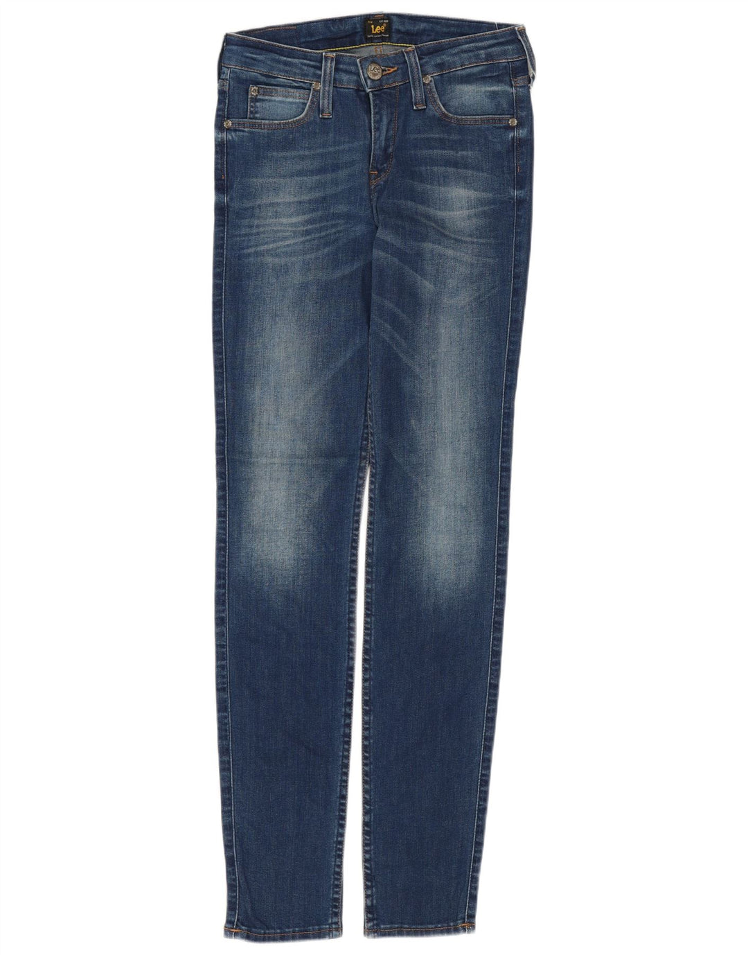 Lee Damen Skinny Jeans W26 L30 Blau