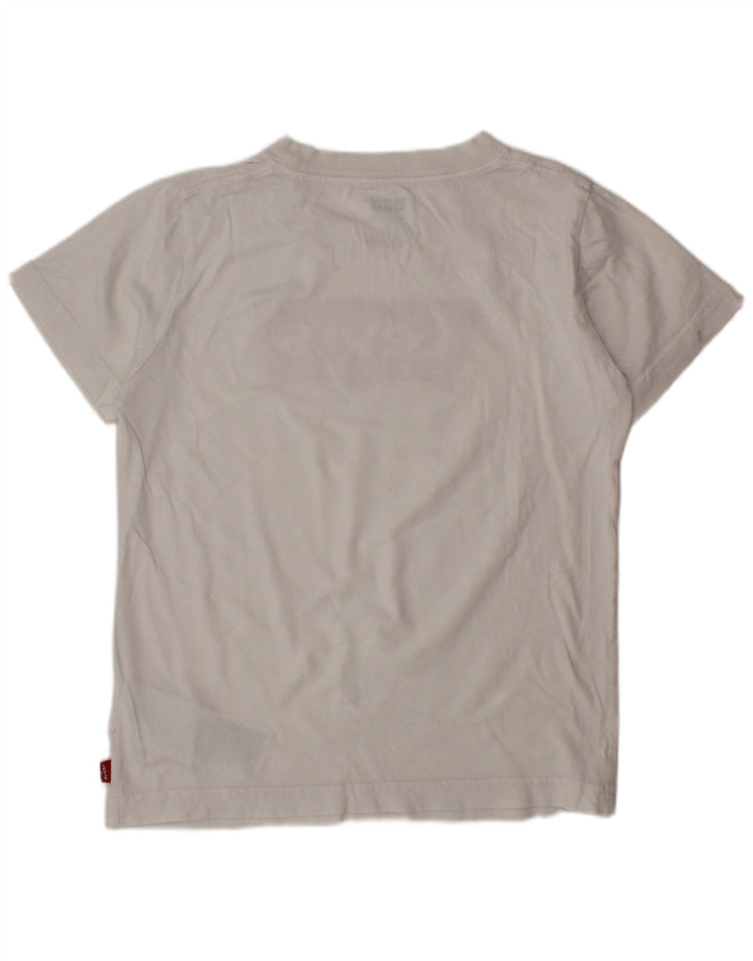 LEVI'S Jungen-T-Shirt mit Grafik, 7–8 Jahre, weiße Baumwolle