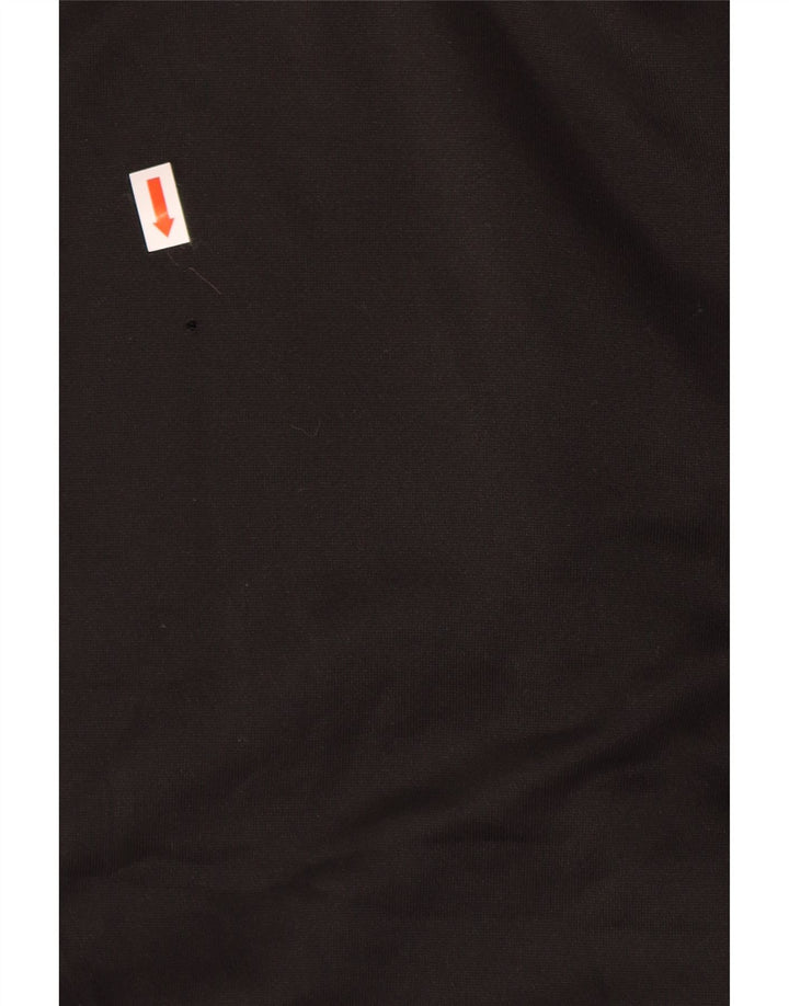 ADIDAS Herren-Trainingsanzug-Top-Jacke, großes schwarzes Farbblock-Polyester