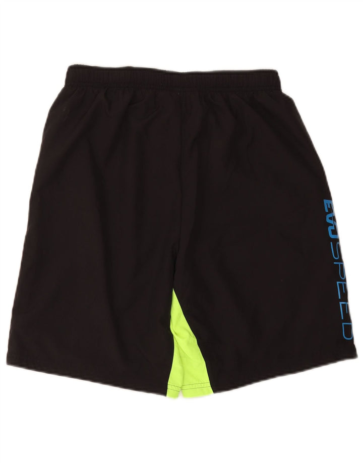 Puma Herren-Sportshorts, Größe S, Schwarz, Colourblock-Polyester, Sport