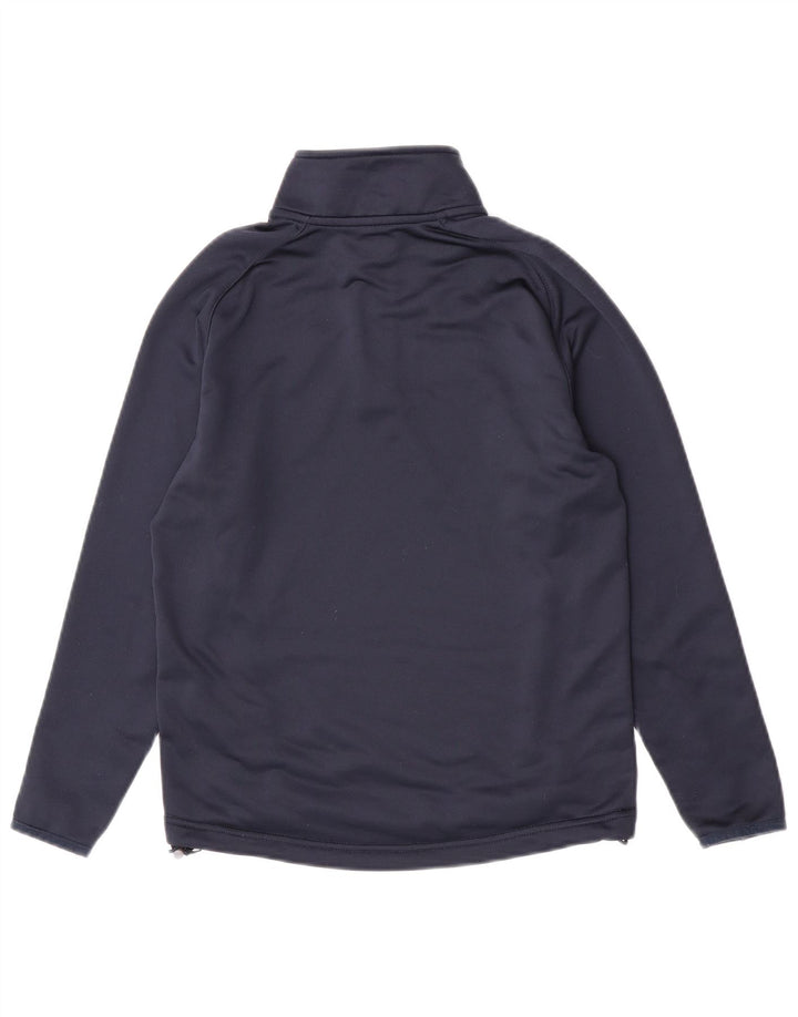 Canterbury Jungen-Sweatshirt mit Reißverschluss am Hals, 11–12 Jahre, marineblaues Polyester