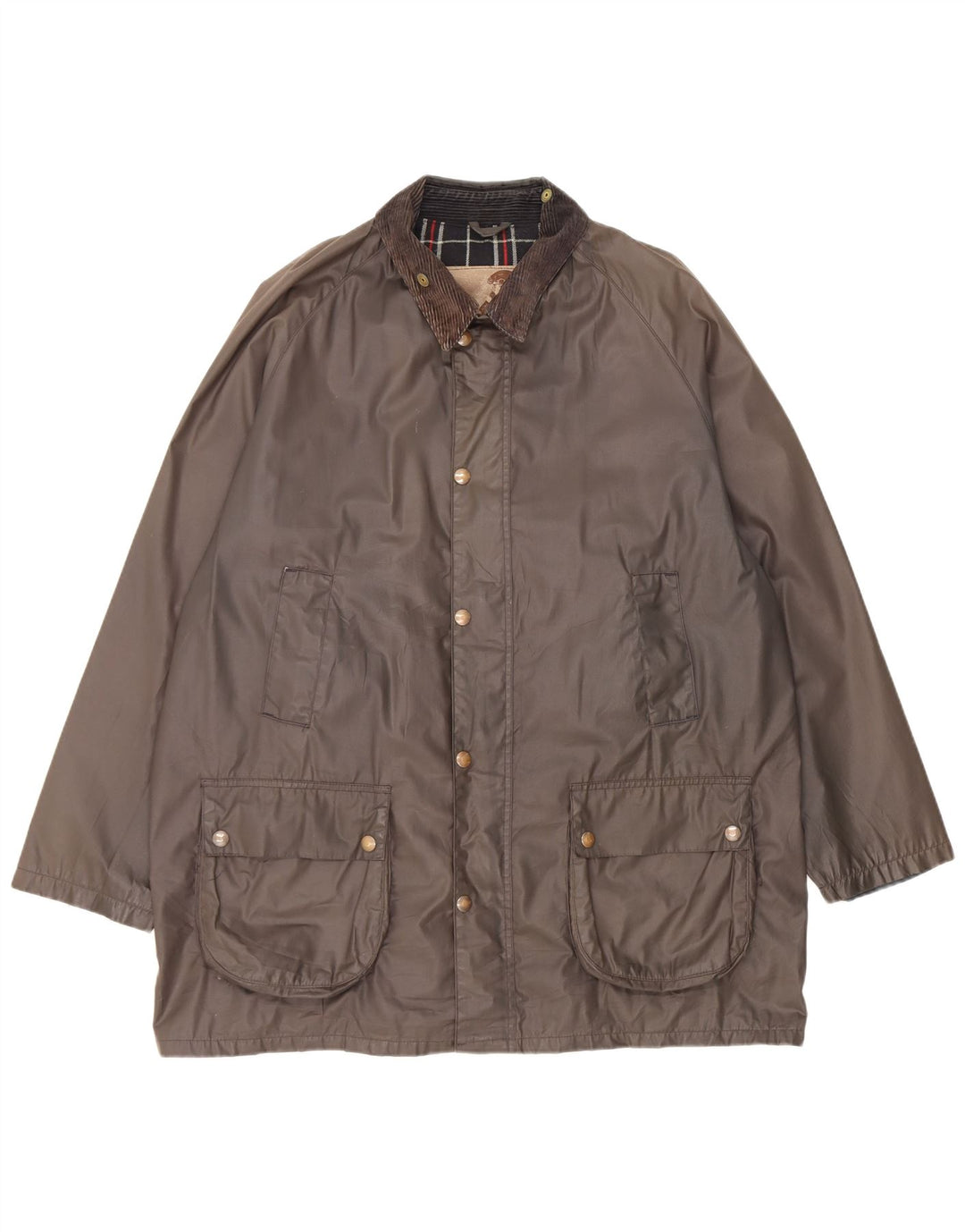 Conbipel Herrenjacke aus gewachster Baumwolle, UK 42, XL, Khaki, Polyester