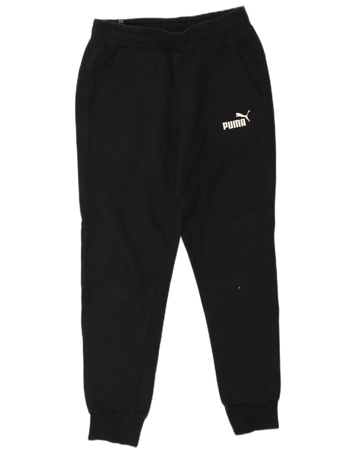 Puma Herren-Trainingshose, Jogginghose, Größe S, Schwarz, Baumwolle
