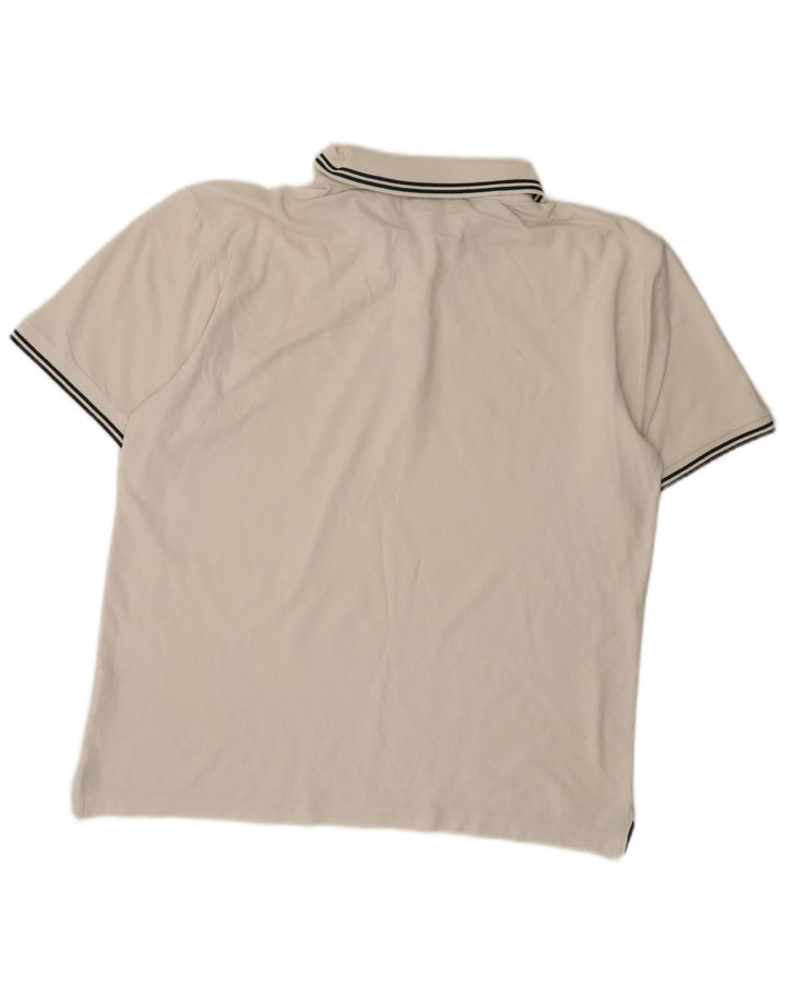 Champion Herren-Poloshirt aus mittelweißer Baumwolle
