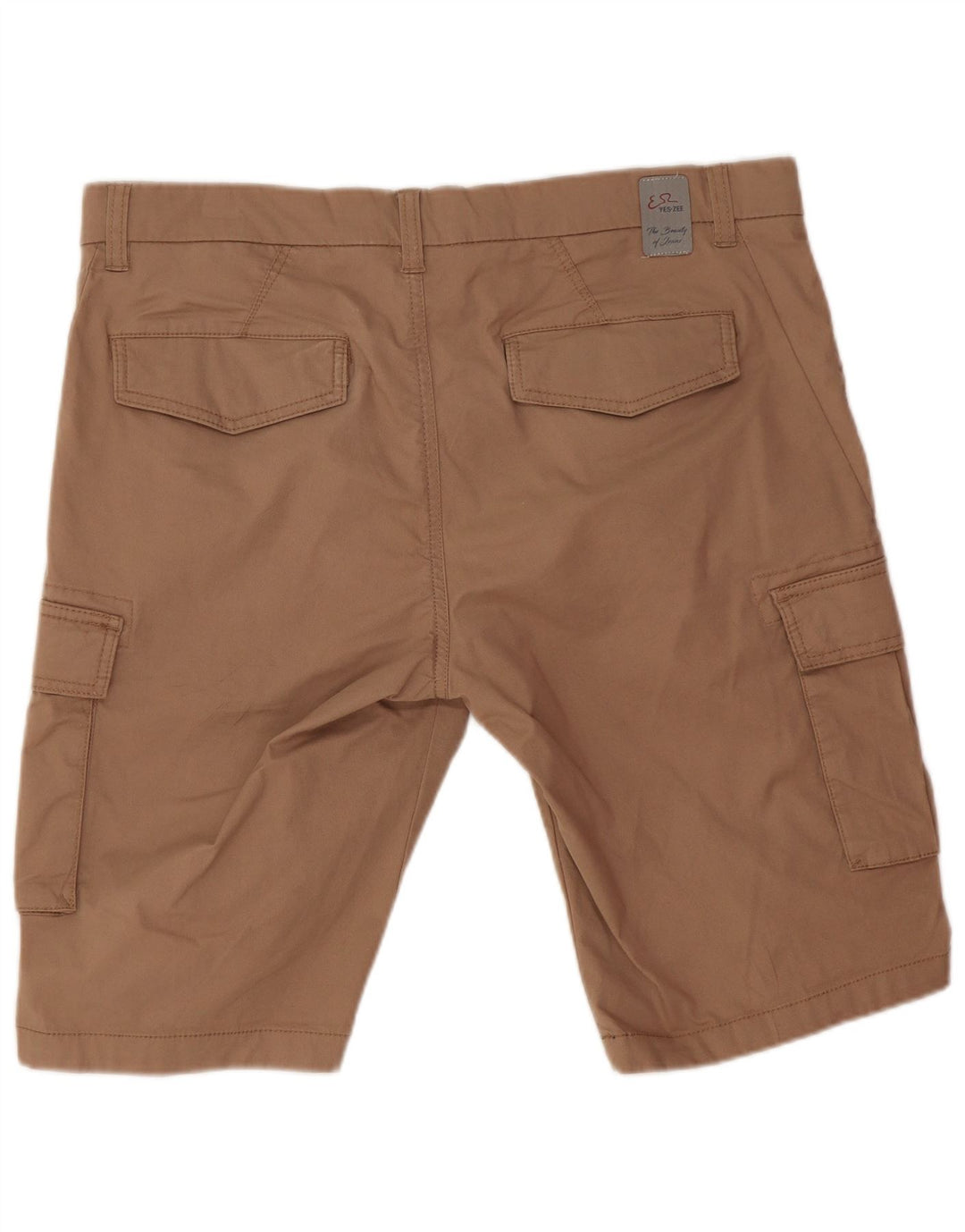 Yes Zee Herren Cargoshorts W33 Mittelbeige Baumwolle