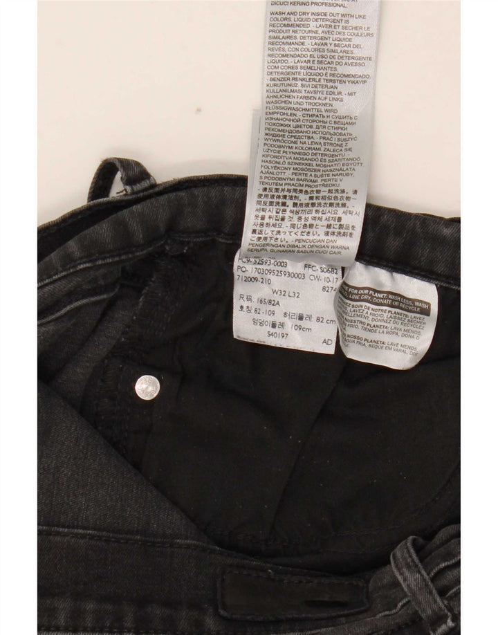 Levi's Damen Skinny Jeans W32 L32 Schwarze Baumwolle