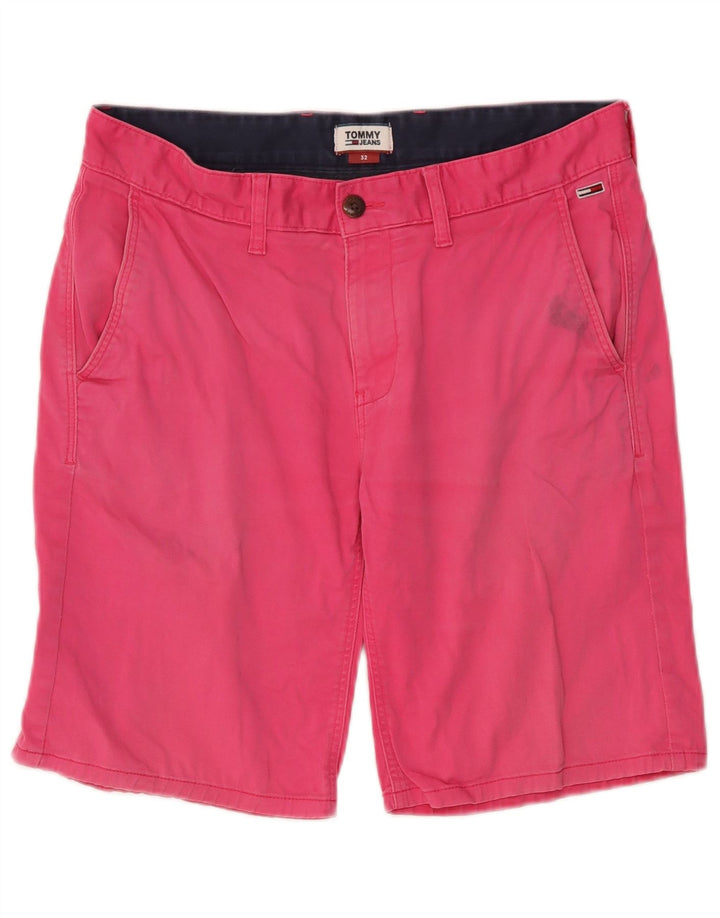 Tommy Hilfiger Herren Chinoshorts W32 mittelrosa Baumwolle