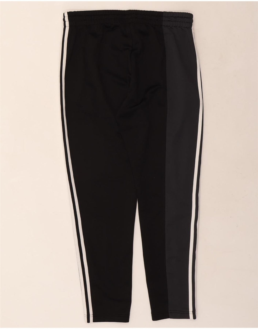 Adidas Damen-Trainingshose UK 16/18 Large Schwarz Colourblock Polyester