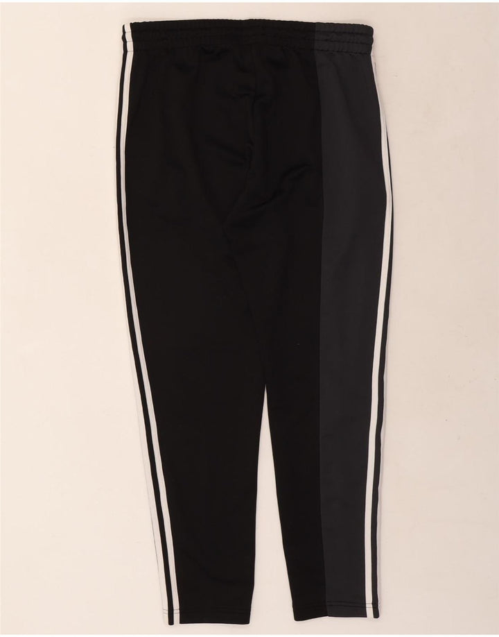 Adidas Damen-Trainingshose UK 16/18 Large Schwarz Colourblock Polyester