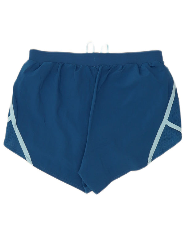 Under Armour Damen Sportshorts UK 10 Small Blau gestreift Sport