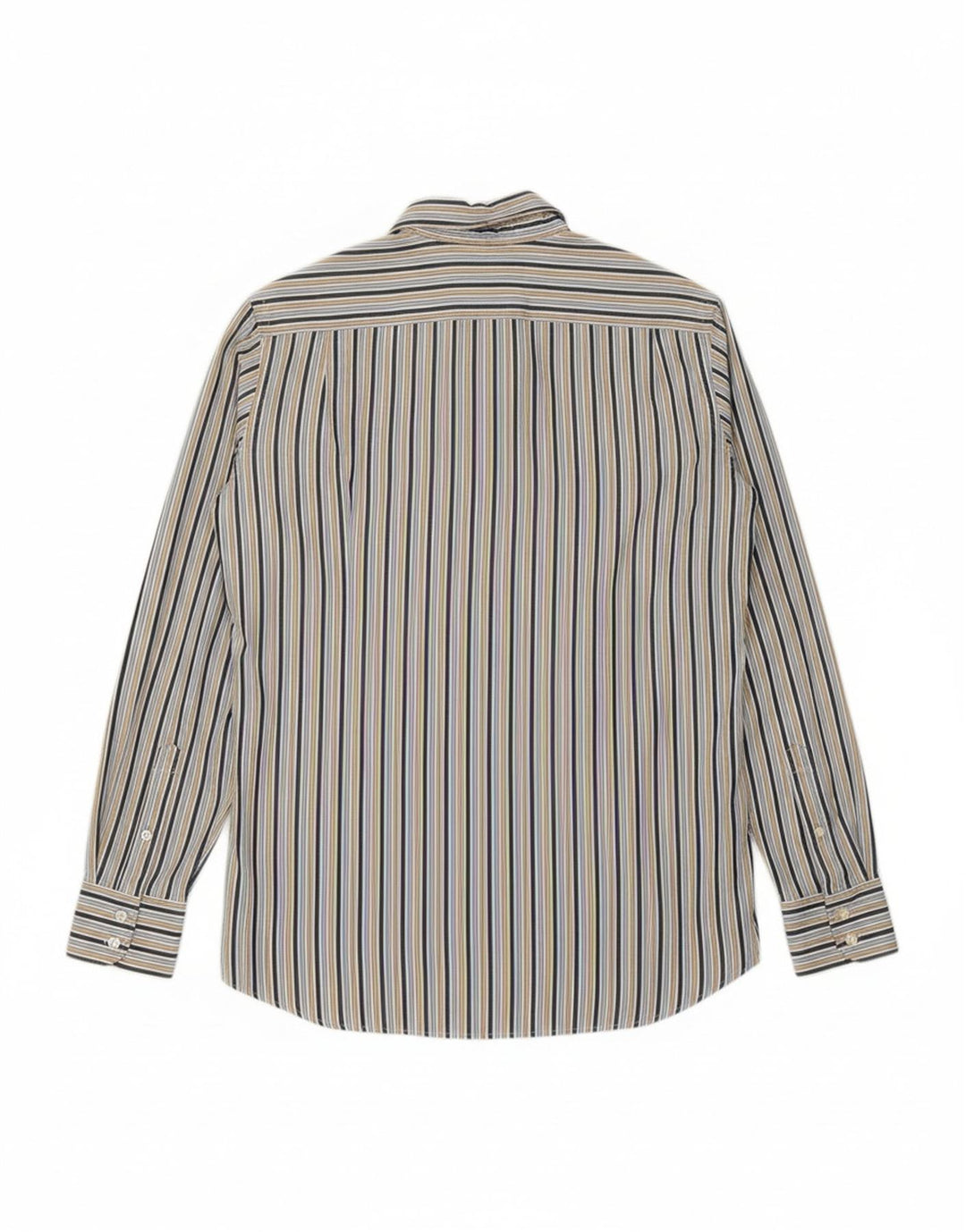 TOMMY HILFIGER Mens Shirt Small Blue Striped Cotton