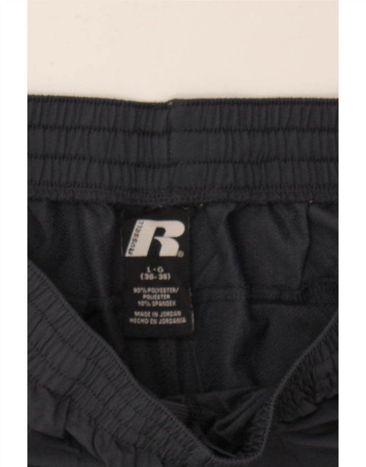 RUSSELL ATHLETIC Mens Sport Shorts Large  Navy Blue Polyester Vintage Russell Athletic and Second-Hand Russell Athletic from Messina Hembry 