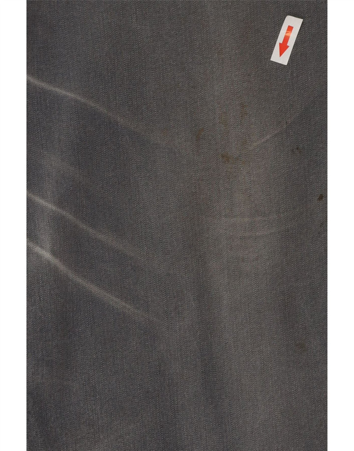 Marks & Spencer Herren Blue Harbor Straight Jeans W38 L31 Graue Baumwolle