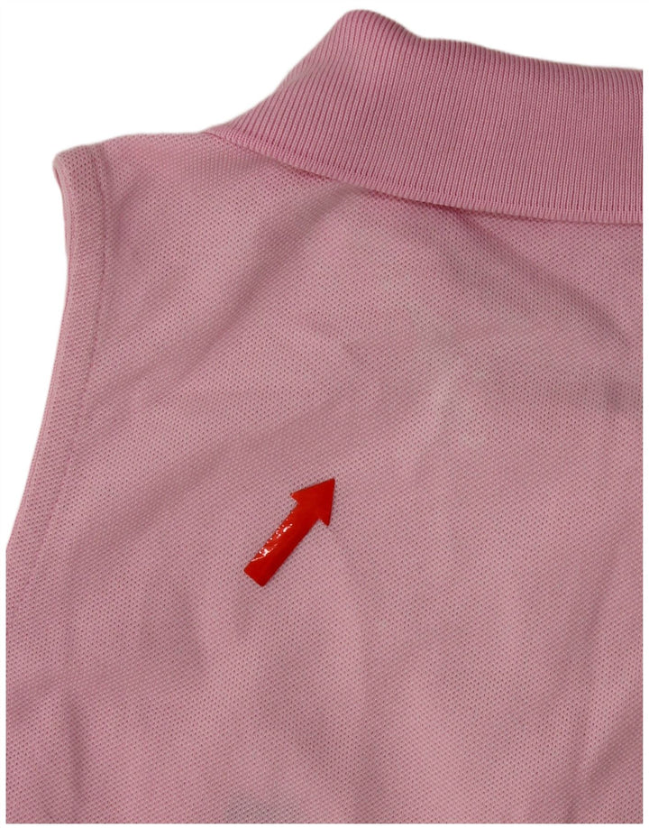 Lacoste Damen ärmelloses Poloshirt, Größe 40, mittelrosa, Baumwolle