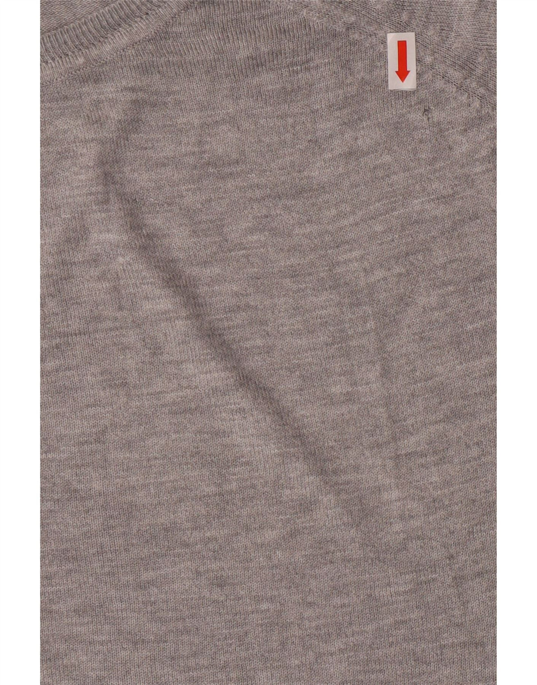 ZARA Womens Boat Neck Jumper Sweater UK 16 Large Grey Vintage Zara and Second-Hand Zara from Messina Hembry 