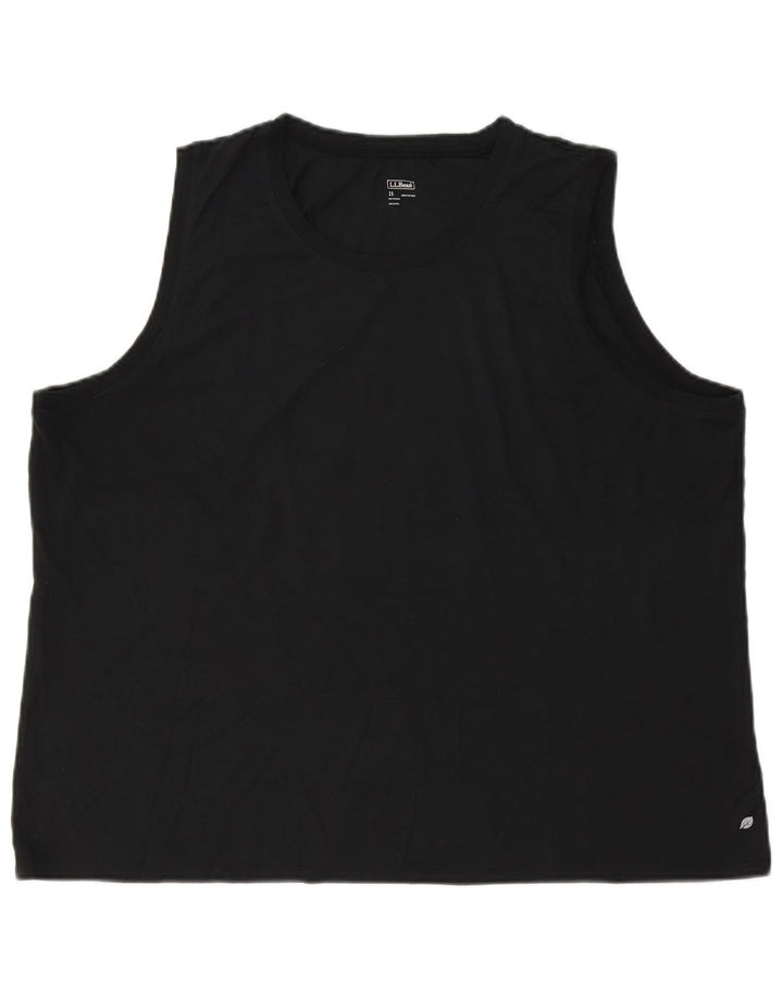 L.L.Bean Damen Weste Top UK 20 2XL Schwarz Polyester