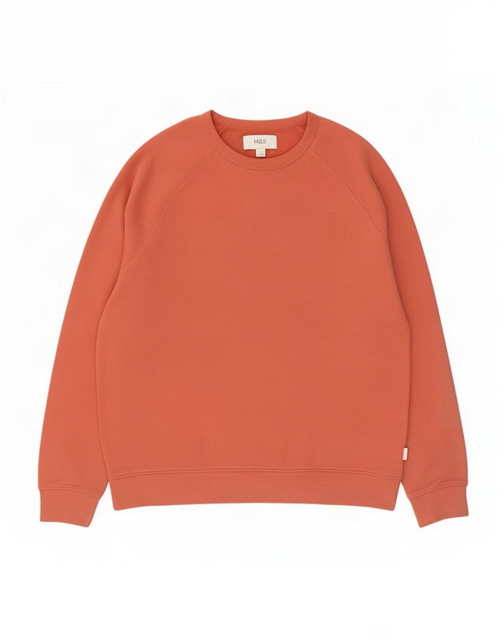 Marks & Spencer Herren-Sweatshirt, Pullover, groß, rosa, Baumwolle