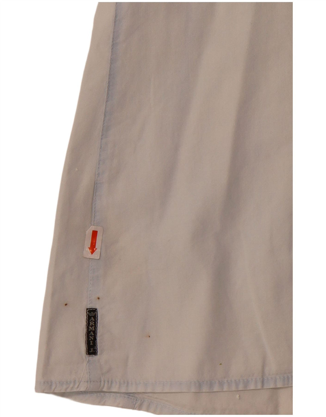 Armani Jeans Damen ärmelloses Hemd UK 14 Große blaue Baumwolle