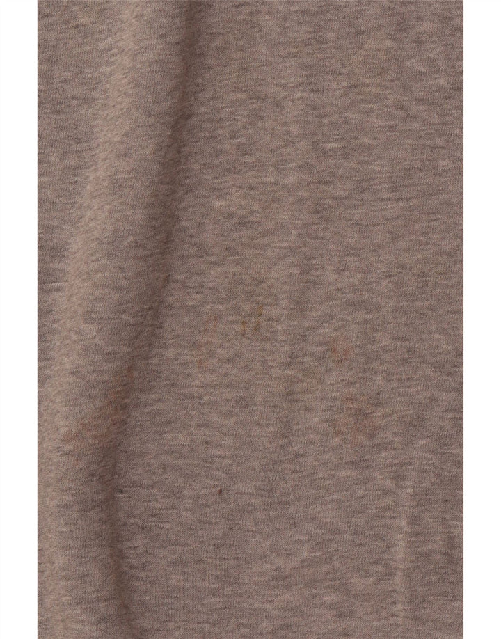 COS Herren-Sweatshirt-Pullover, große graue Baumwolle