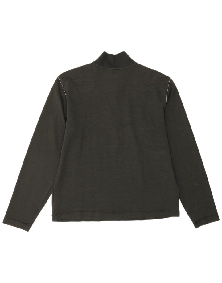 CALVIN KLEIN JEANS Damen Pullover-Trainingsanzugoberteil mit Reißverschluss, UK 18, XL, Khaki