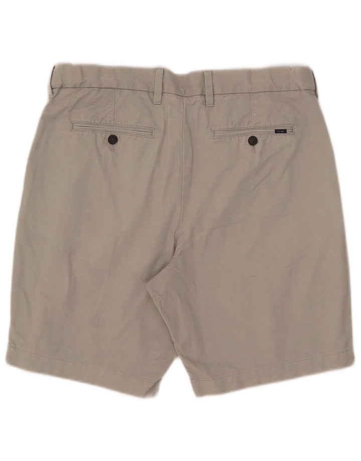 Marks & Spencer Herren Chinoshorts W36 Large Grau Baumwolle