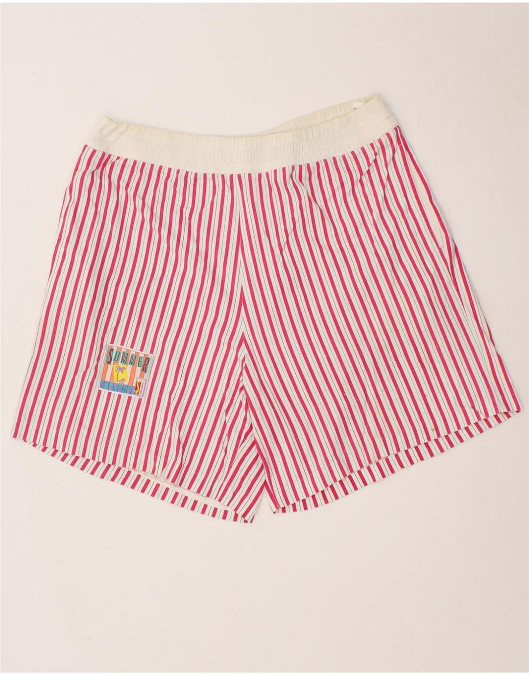VINTAGE Herren Bademode groß rosa gestreift