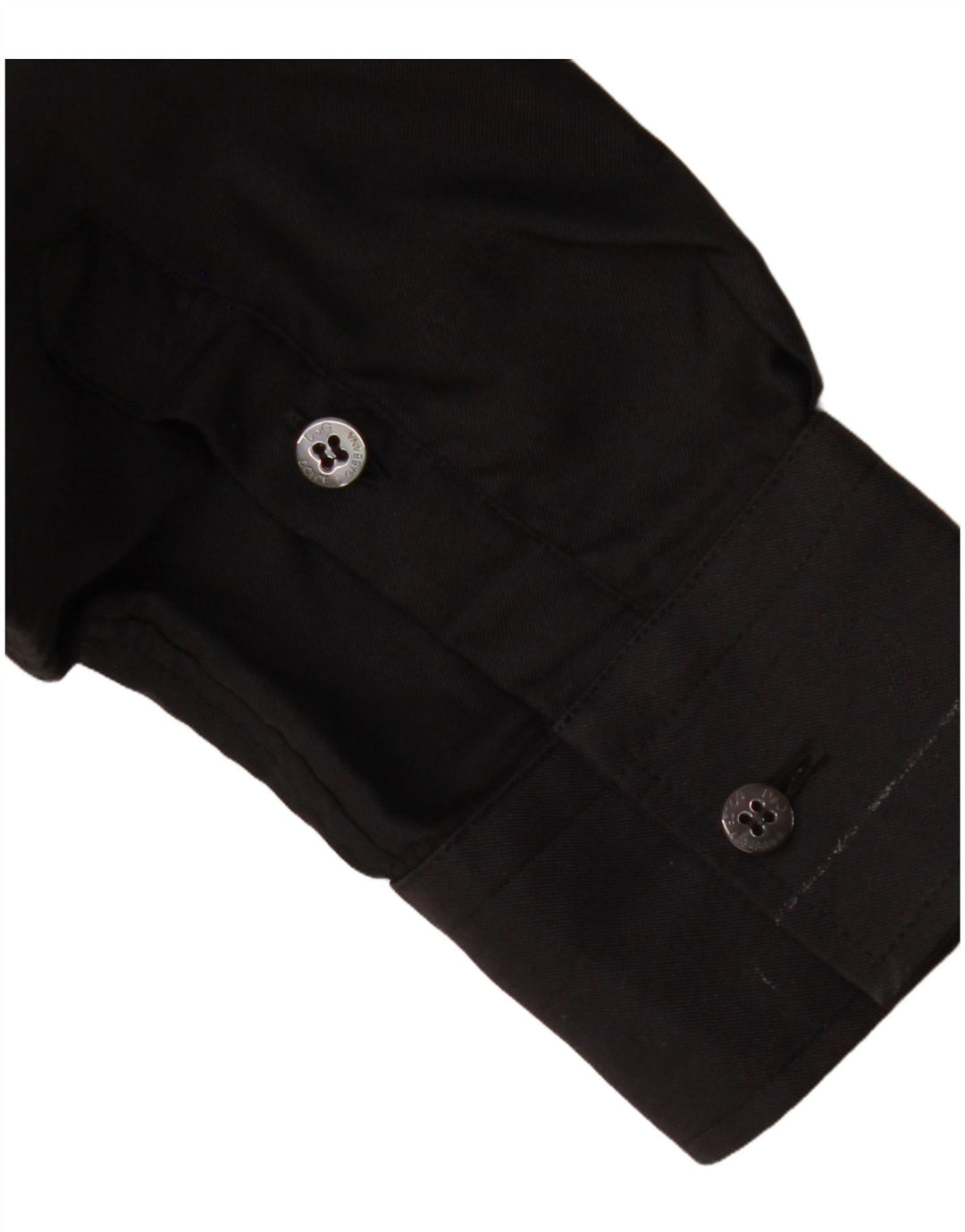 DOLCE & GABBANA Herrenhemd IT 48 Mittelschwarze Baumwolle