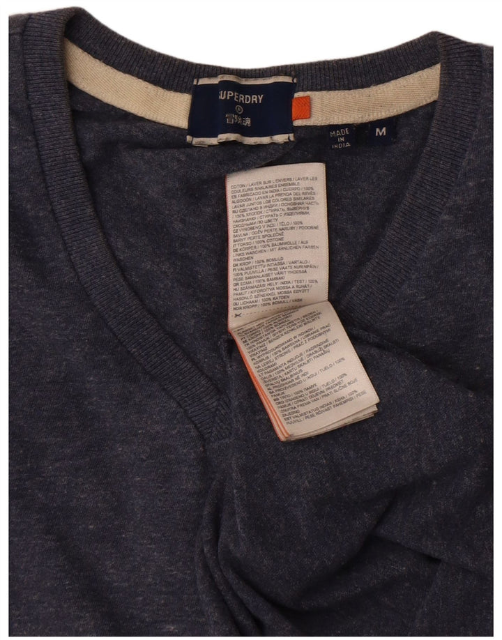 Superdry Herren T-Shirt-Oberteil aus Baumwolle in mittlerem Marineblau