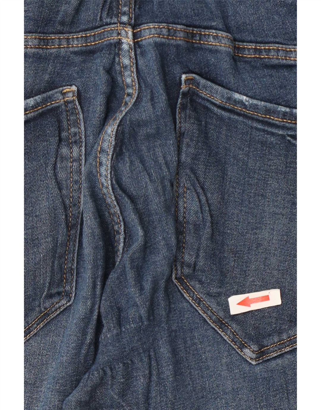 Zara Damen Slim Jeans W28 L28 Marineblau