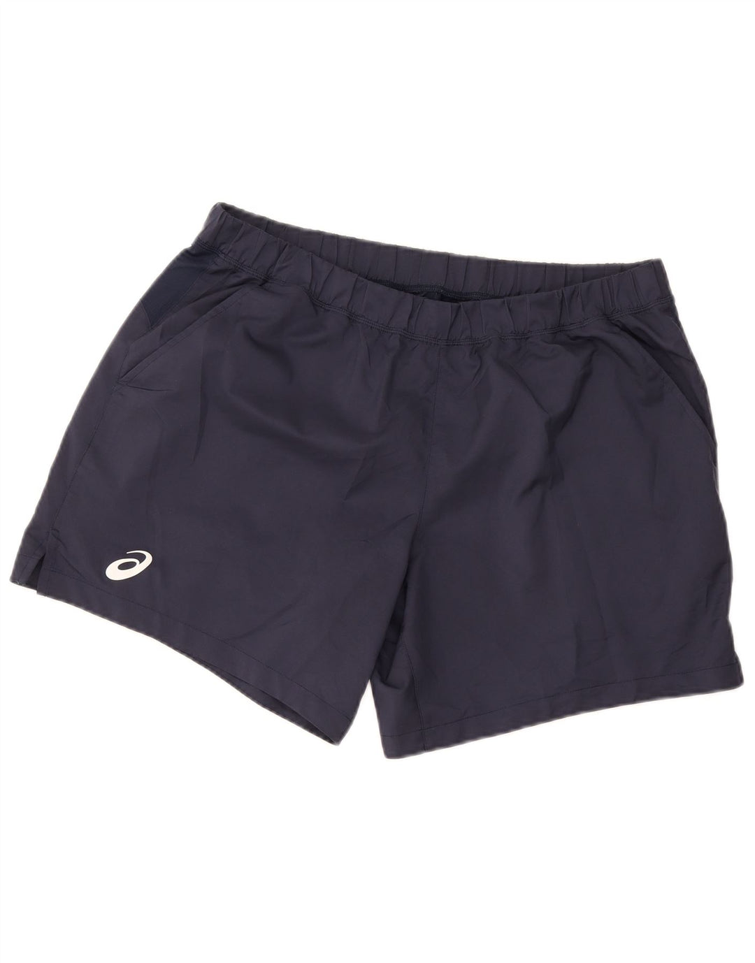 Asics Herren Sportshorts XL Marineblau Polyester