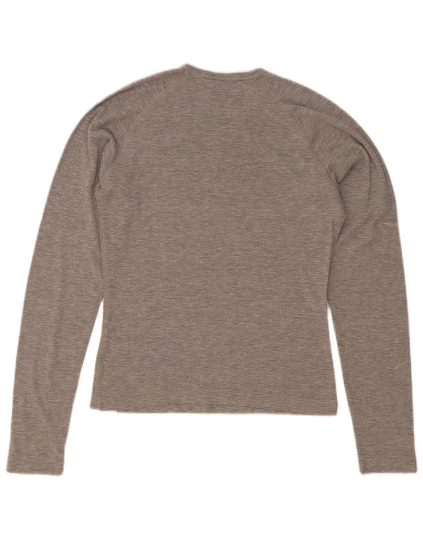Champion Womens Heritage Classics Top Langarm UK 12 Mittelgrau meliert